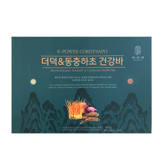 Deodock & Cordyceps Health Bar 더덕 & 동충하초 건강바