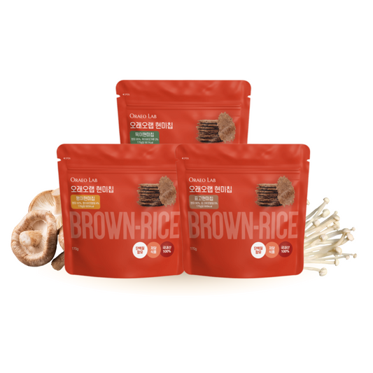 Oraeolab Mushroom Brown-Rice Chips 오래오랩 버섯 현미칩