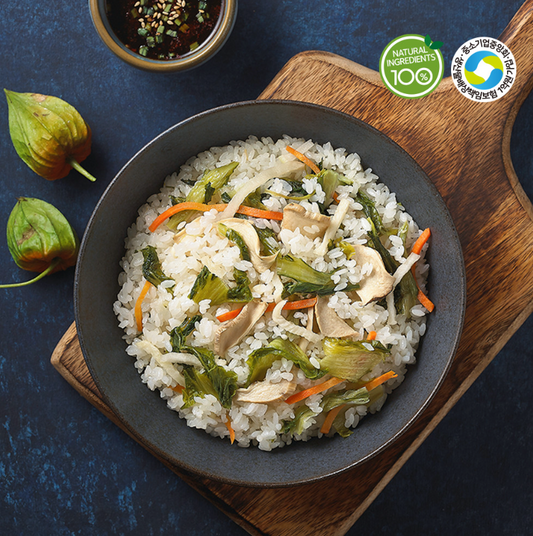 Dolsan Green Mustard Bibimbap 돌산갓 비빔밥