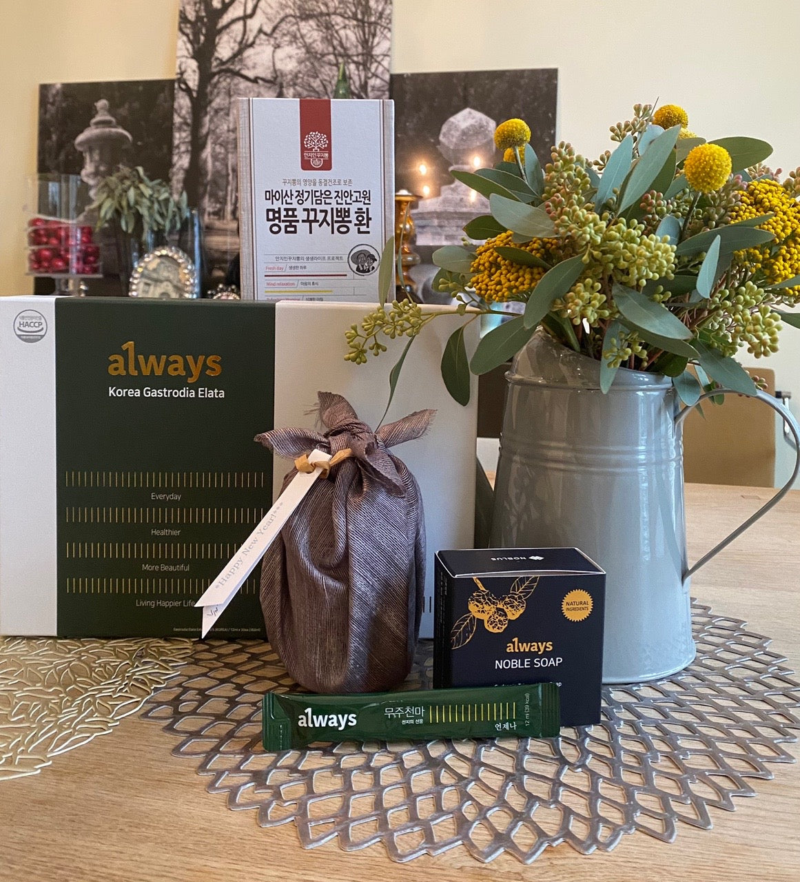 Buy always Gastrodia + Cudrania together get a free Noble soap!