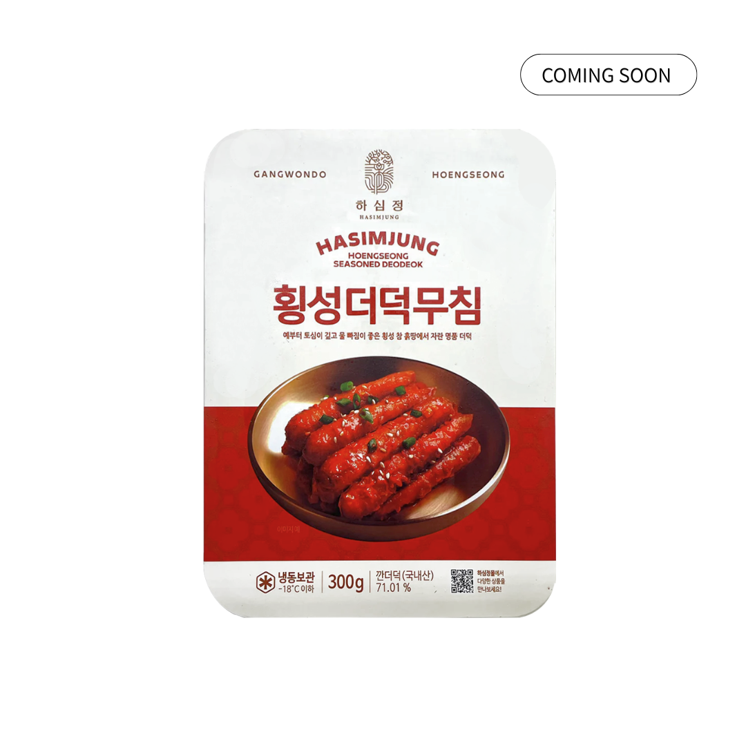 Seasoned Hoengseong Deodeok (300g)