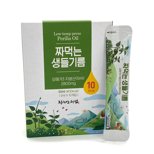 Low-temp Pressed Perilla Oil 지리산처럼 짜먹는 생들기름 스틱형