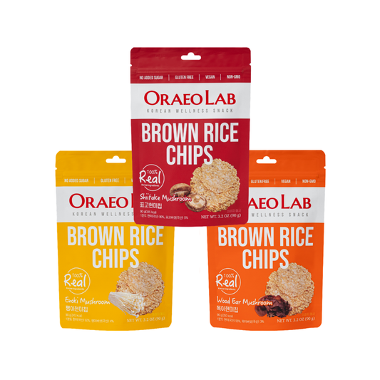 Oraeolab Mushroom Brown-Rice Chips 오래오랩 버섯 현미칩