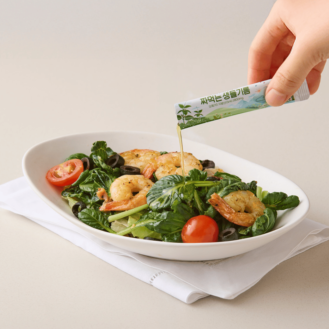 SAVE $3 | Low-temp Pressed Perilla Oil 지리산처럼 짜먹는 생들기름 스틱형 (3 Box Bundle)