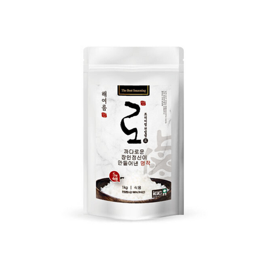 Premium Coarse Salt by "Lo" (1kg) 프리미엄 천일염 '로'